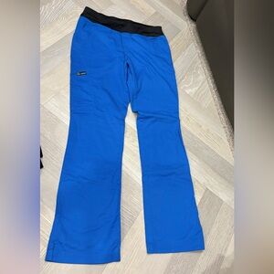KOI SCRUB PANTS SMALL STRETCH BLUE